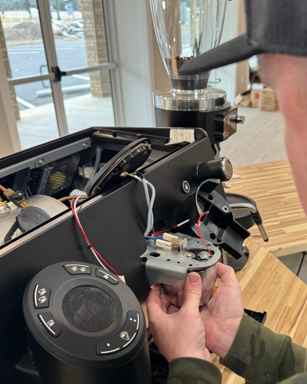 Espresso equipment maintenance